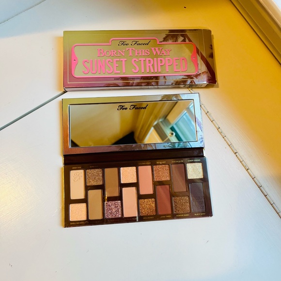 Too Faced Born This Way Sunset Stripped Eye Shadow Palette NIB - Picture 4 of 7
